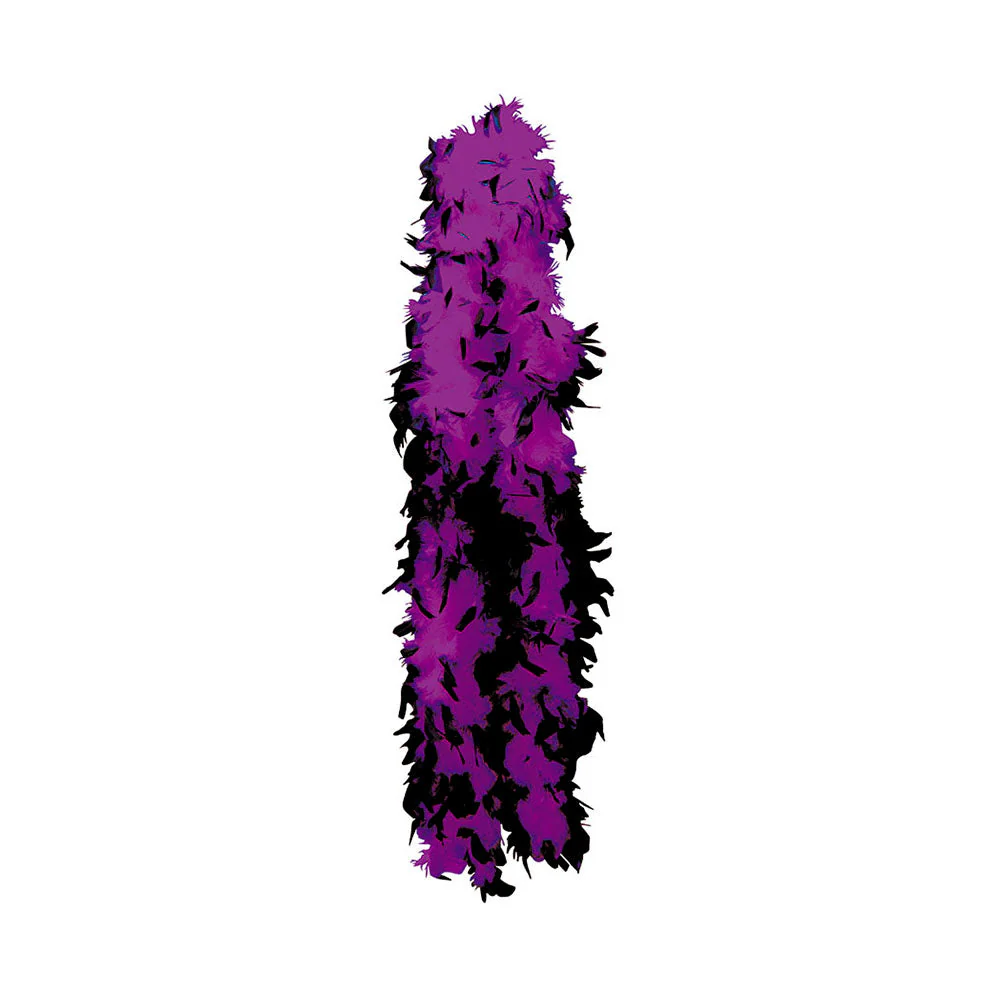 BOA DE PLUMAS VIOLETA-NEGRO