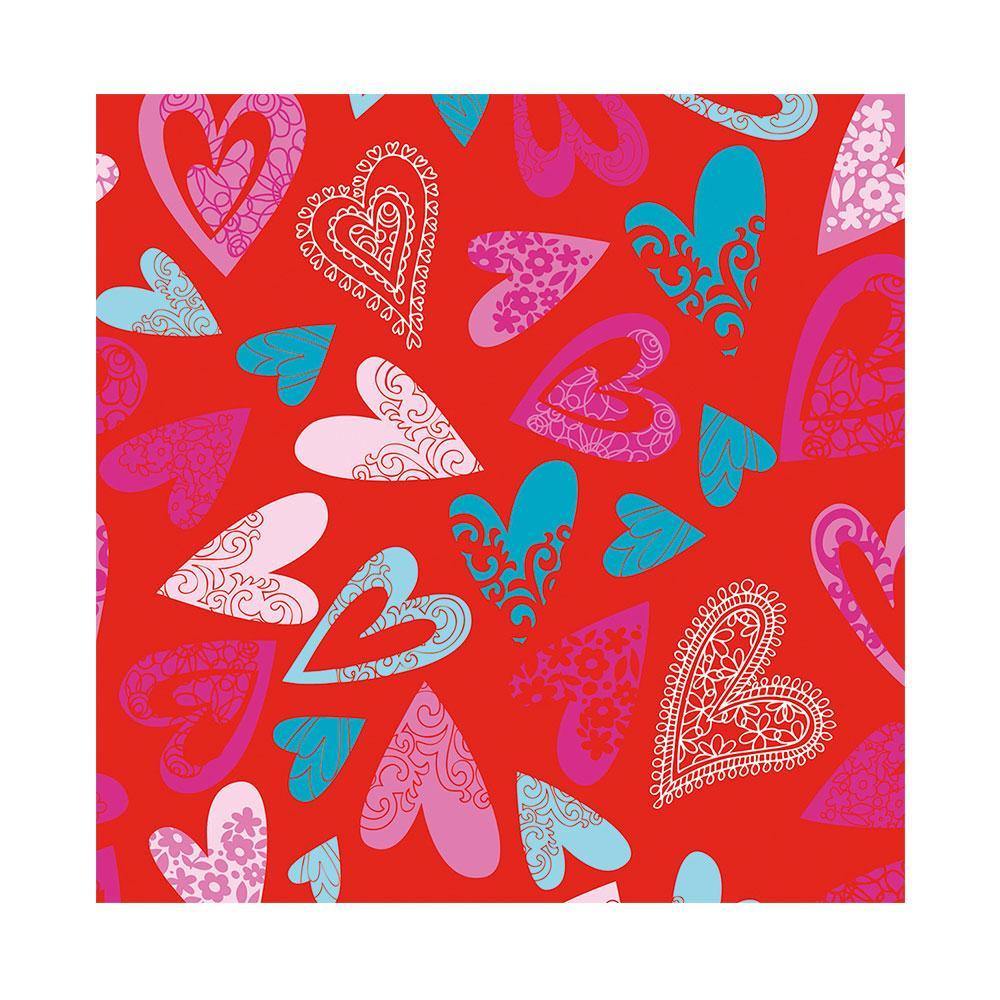 BOLSA REGALO METALIZADA CORAZONES - Image 2