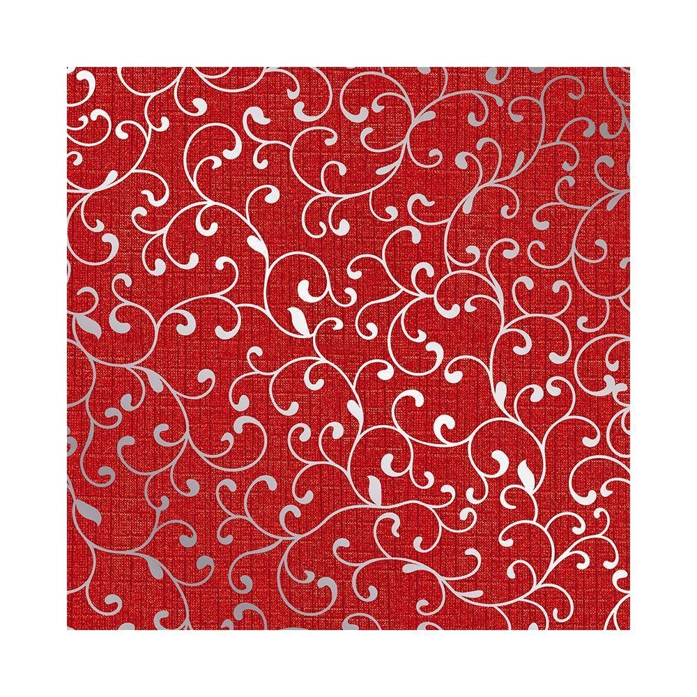 BOLSA REGALO METALIZADA TEXTURA ROJO - Image 2