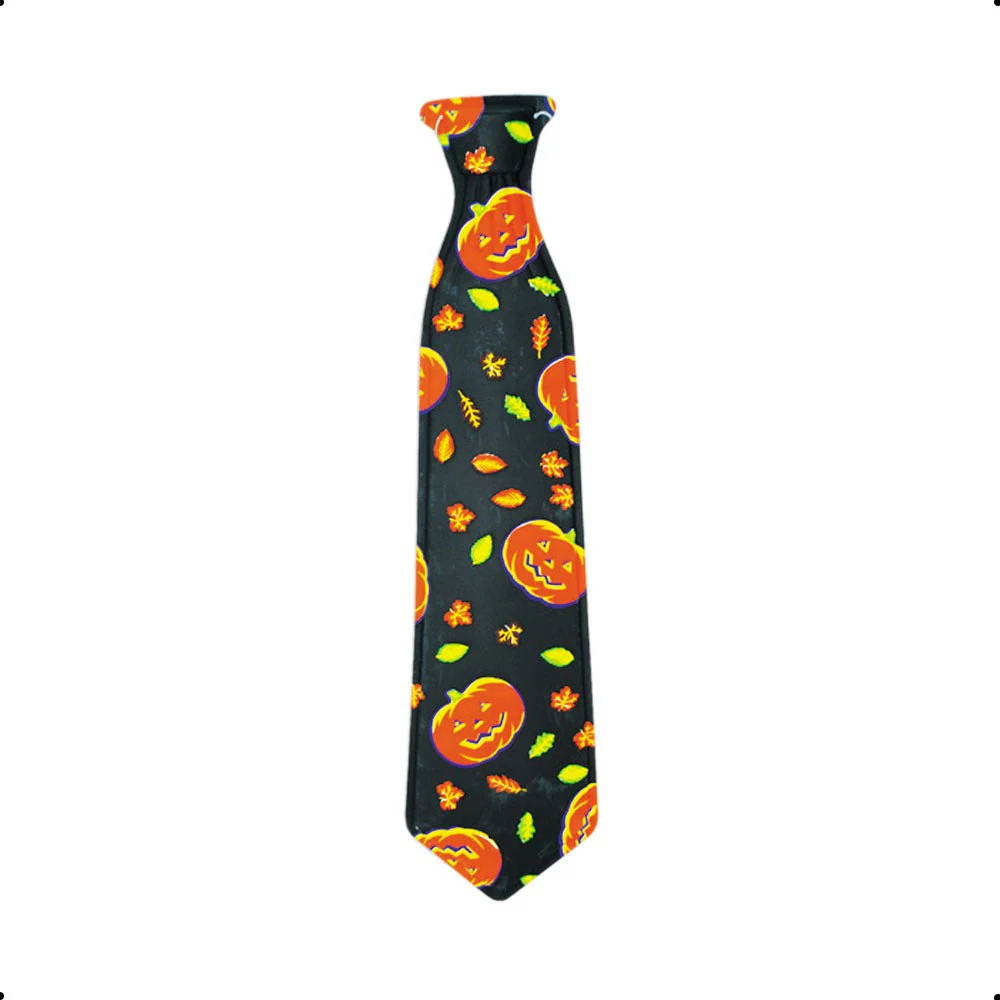 CORBATA DE TELA CALABAZAS