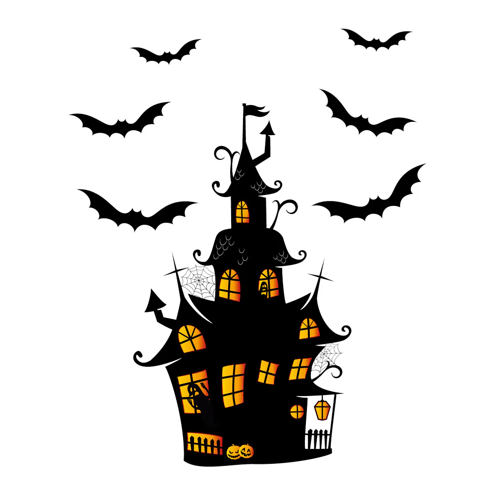 DECORACION IMPRESA HALLOWEEN CASTILLO