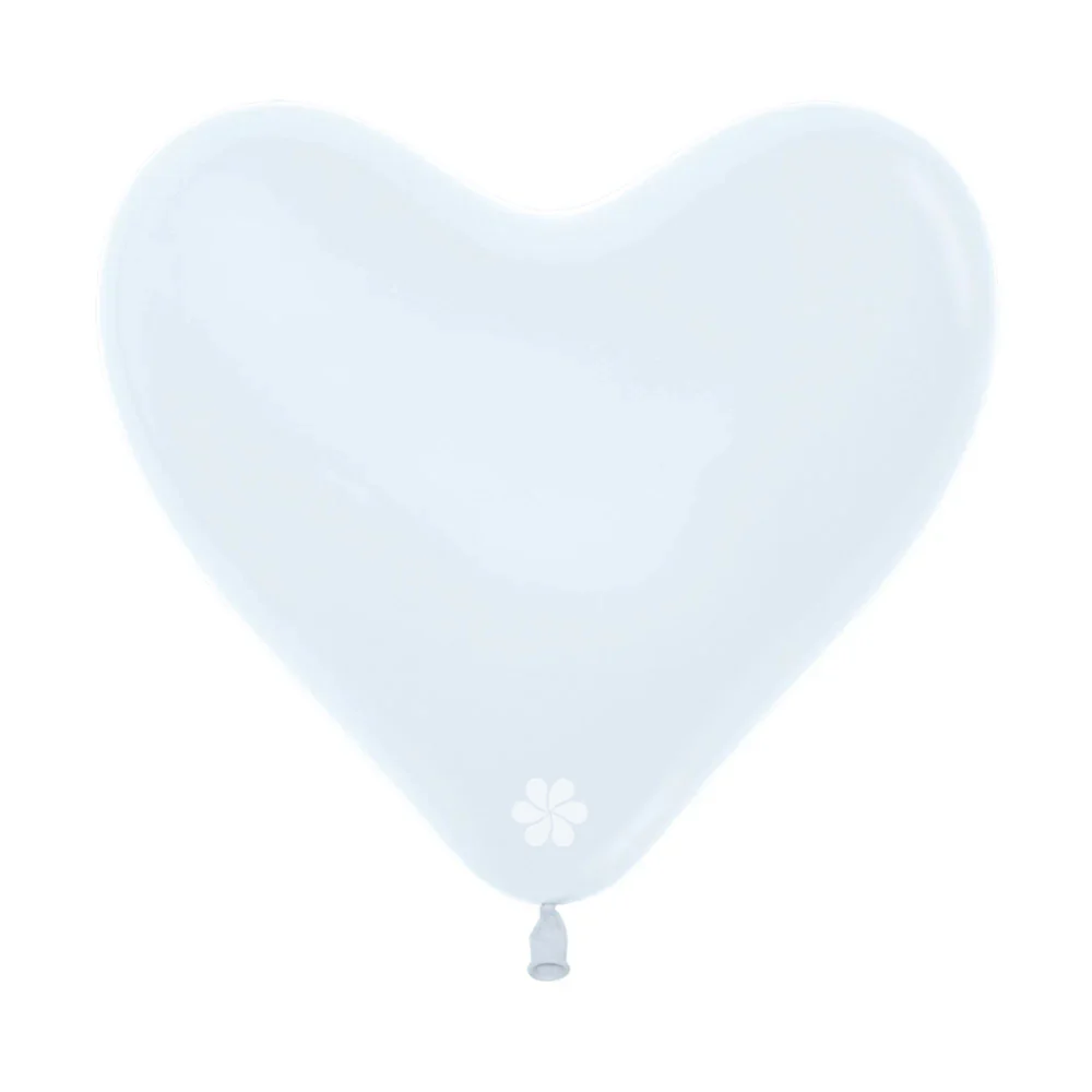 GLOBO CORAZON FASHION BLANCO