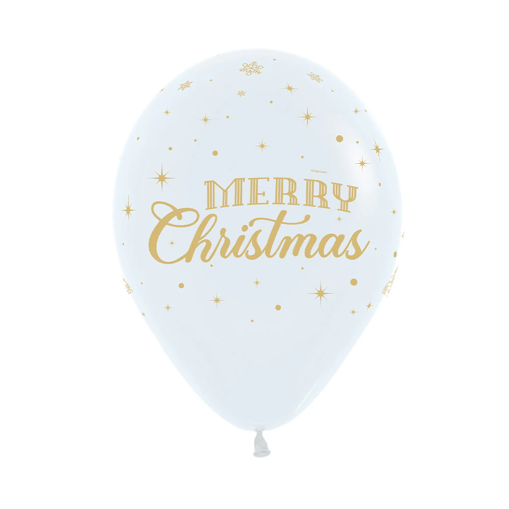GLOBO REDONDO INFINITY® MERRY CHRISTMAS INVIERNO DORADO FASHION SURTIDO - Image 2