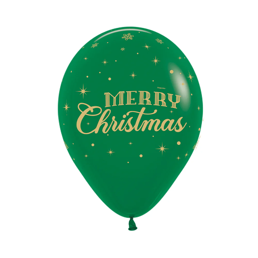 GLOBO REDONDO INFINITY® MERRY CHRISTMAS INVIERNO DORADO FASHION SURTIDO - Image 4