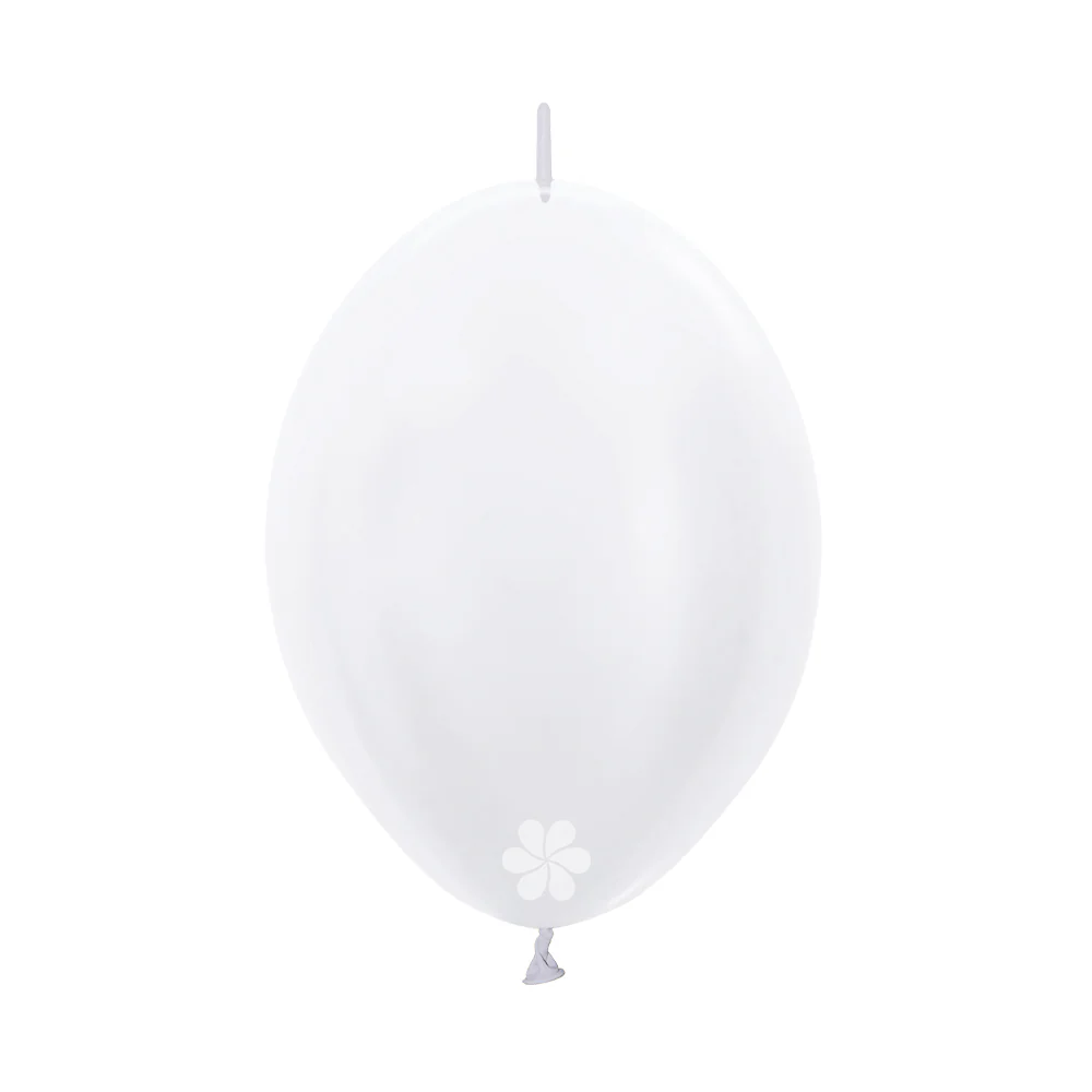 GLOBO LINK-O-LOON® SATIN BLANCO
