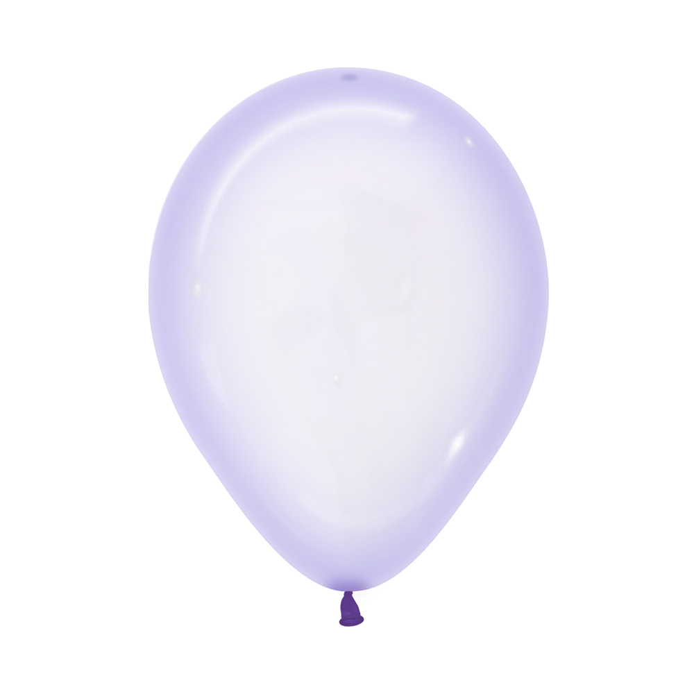 GLOBO REDONDO CRISTAL PASTEL LILA
