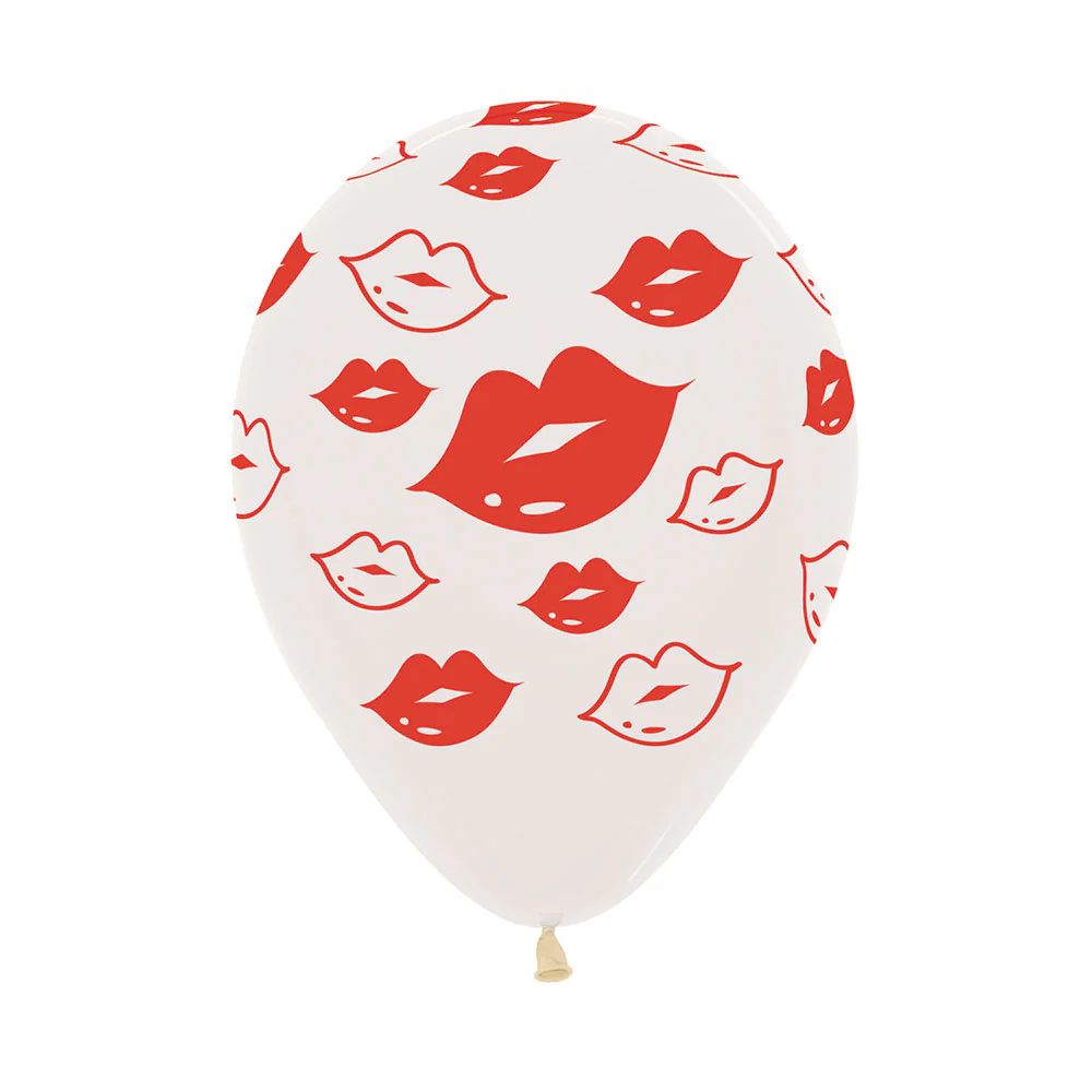 GLOBO REDONDO INFINITY® BESOS FASHION TRANSPARENTE
