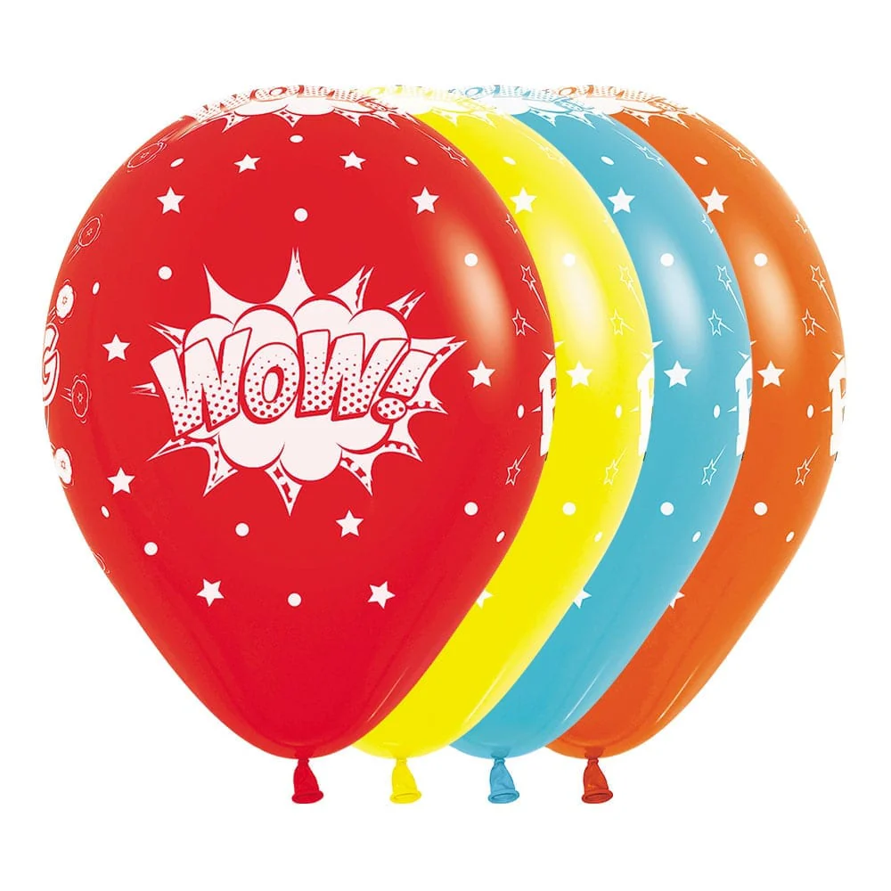GLOBO REDONDO INFINITY® COMIC FASHION SURTIDO