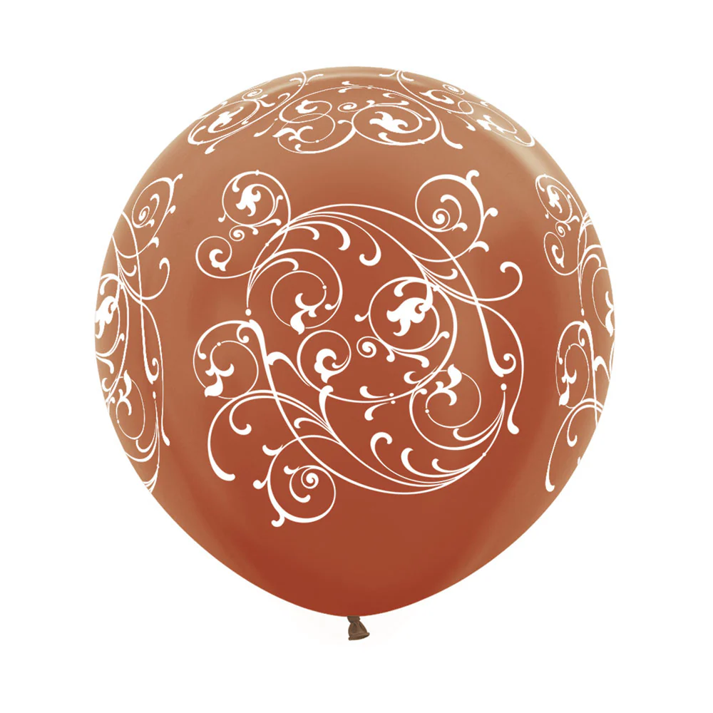 GLOBO REDONDO INFINITY® FILIGREE METAL COBRE - Image 2