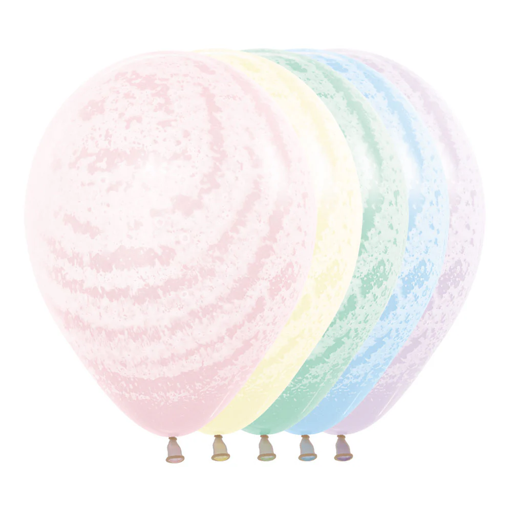 GLOBO REDONDO INFINITY® GRAFFITI INVIERNO PASTEL MATE SURTIDO