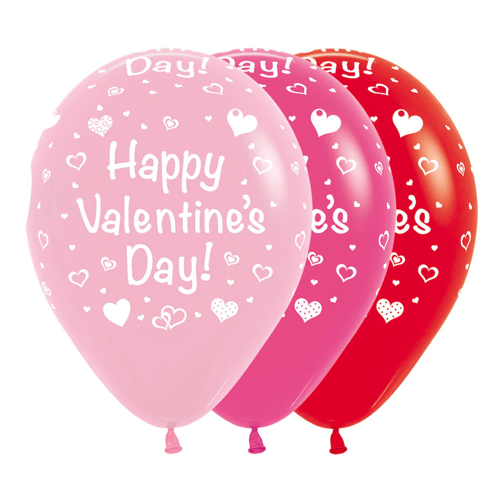GLOBO REDONDO INFINITY® HAPPY VALENTINES FASHION SURTIDO
