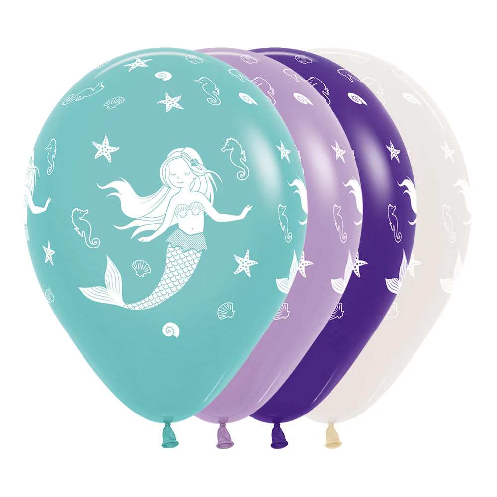 GLOBO REDONDO INFINITY® SIRENA FASHION Y CRISTAL SURTIDO