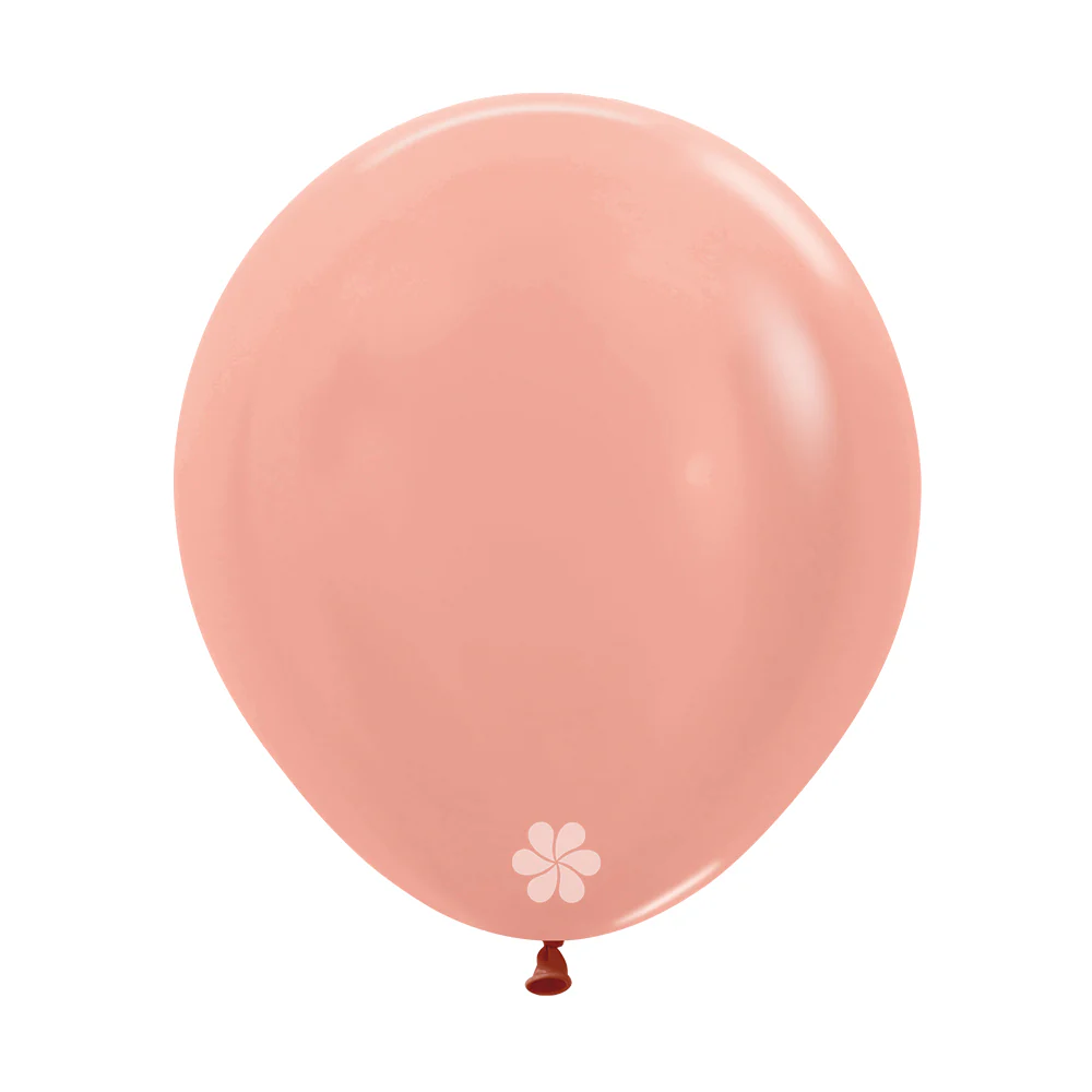 GLOBO REDONDO METAL DORADO ROSA - Image 2