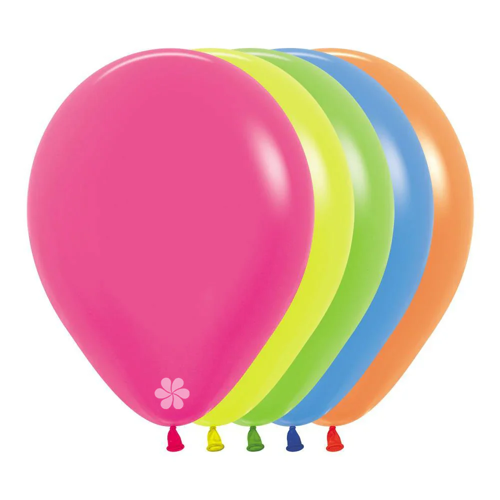GLOBO REDONDO NEON SURTIDO