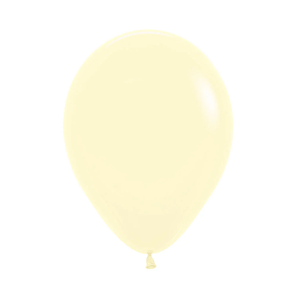 GLOBO REDONDO PASTEL AMARILLO