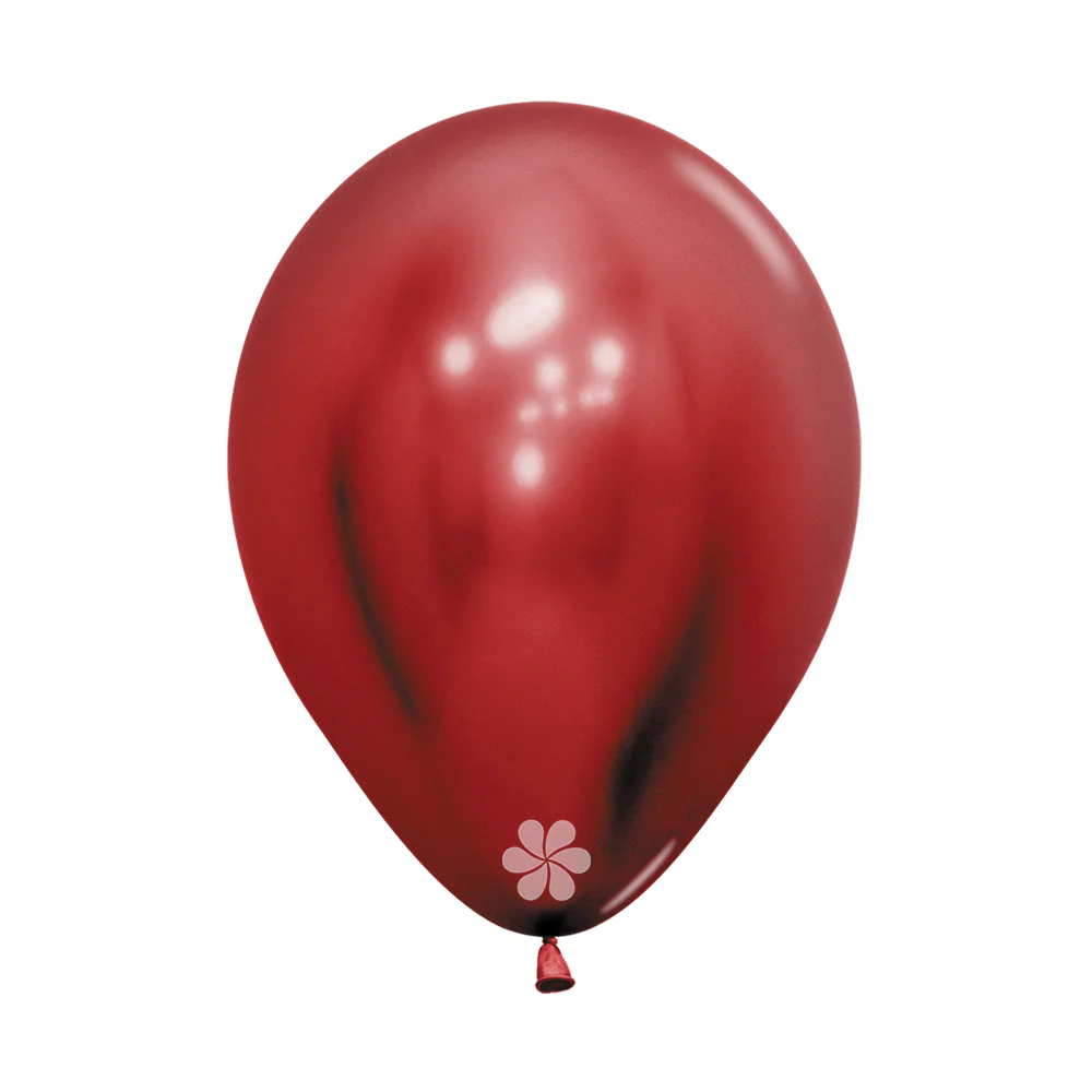 GLOBO REDONDO REFLEX CRISTAL ROJO