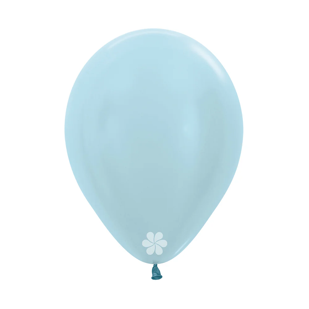 GLOBO REDONDO SATIN AZUL
