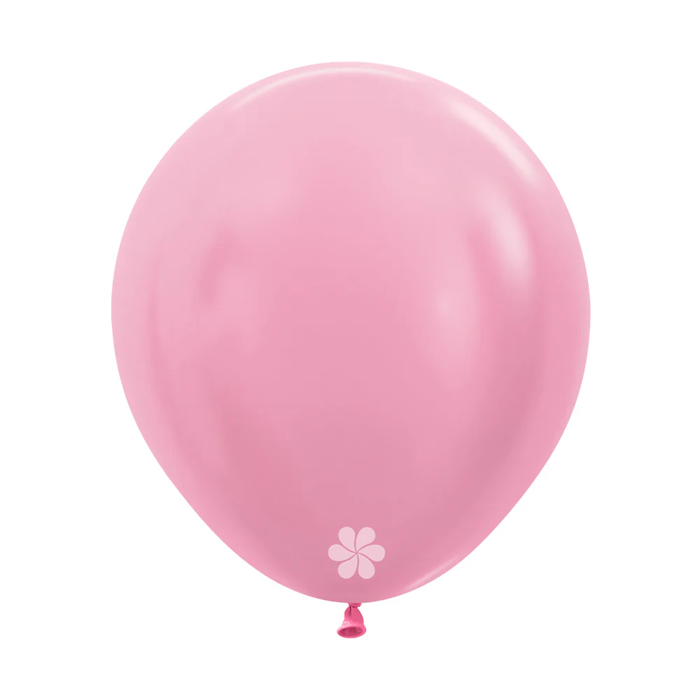 GLOBO REDONDO SATIN ROSADO - Image 2
