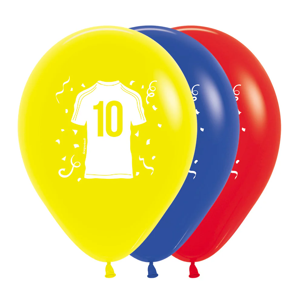 GLOBO REDONDO IMPRESO 10 TRICOLOR
