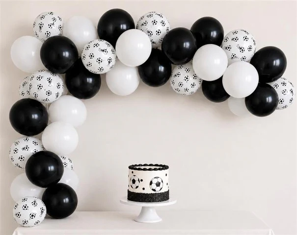 KIT ARCO FUTBOLMANIA BLANCO Y NEGRO