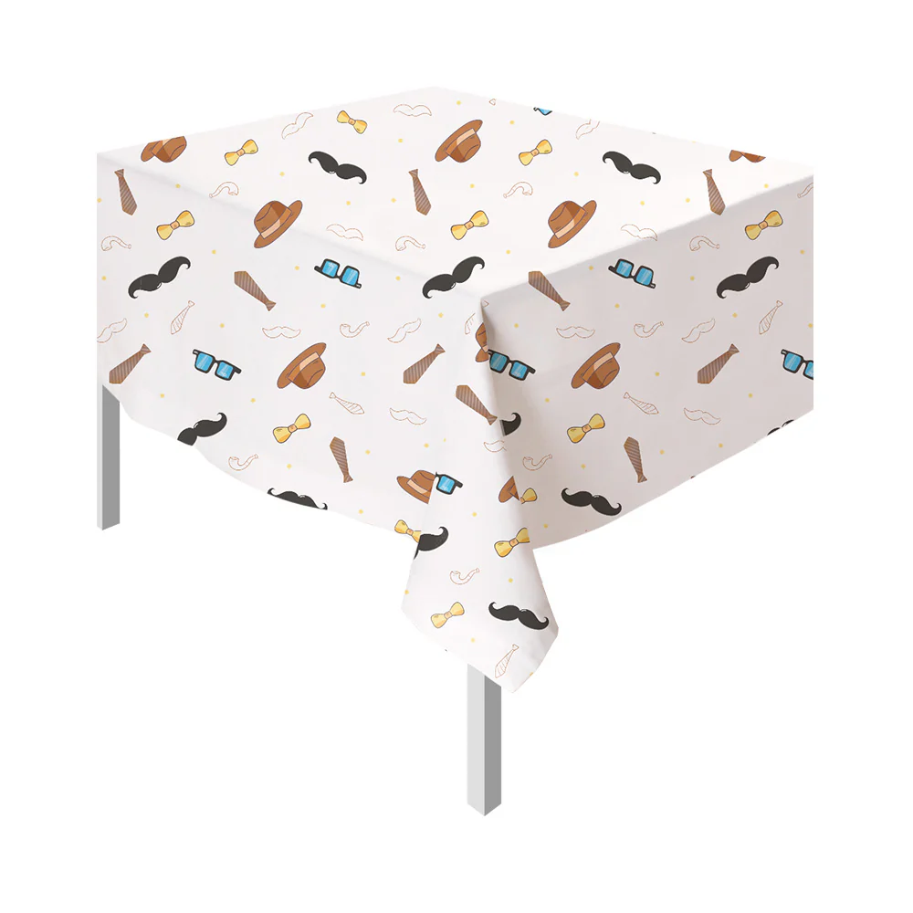 MANTEL PEVA RECTANGULAR FIESTA BIGOTES