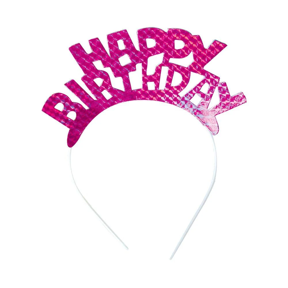 TIARA METALIZADA HAPPY BIRTHDAY